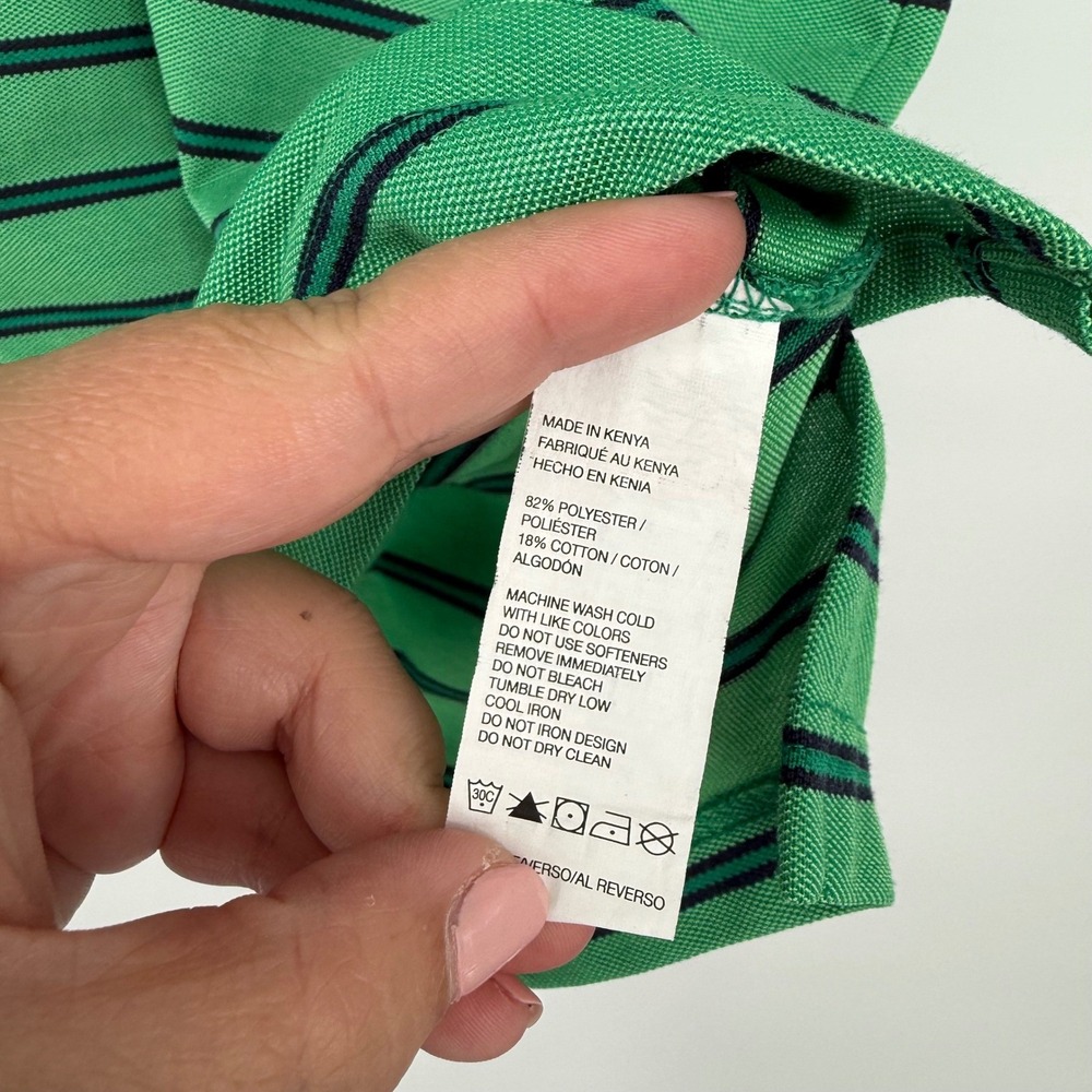 Izod Perform Xtreme Function Golf Polo Shirt Gree… - image 5